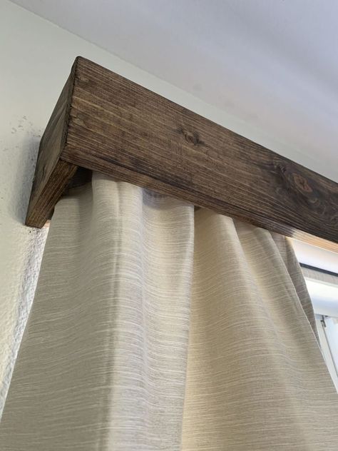 Wood Window Valances, Wooden Window Valance, Wooden Valance, Wood Valances For Windows, Wood Cornice, Wood Valance, Diy Farmhouse Ideas, Window Cornices, Window Valances