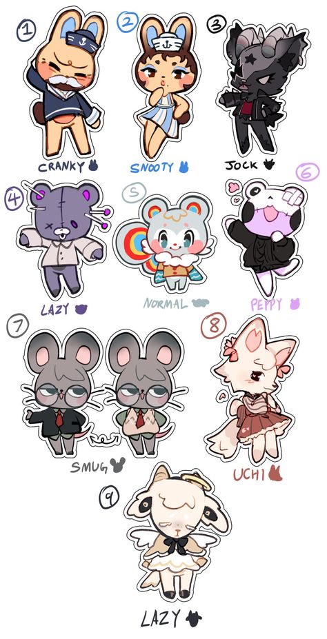 Animal Crossing Villagers Design, Animal Crossing Cats, Animal Crossing Funny, Animal Crossing Fan Art, Chibi Cat, Animal Crossing Characters, Animal Crossing Villagers, Animal Crossing Game, Art Tutorial