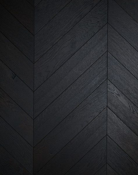 Charcoal Wood Floors, Black Lvt Flooring, Black Chevron Floor, Black Floor Texture, Ebony Wood Floors, Black Wood Flooring, Charcoal Flooring, Unique Flooring Ideas, Black Herringbone Floor