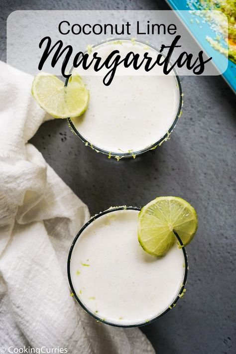 Coconut Lime Margarita, Lime Margarita Recipe, Midnight Margaritas, Cooking Curry, Craft Cocktail Recipe, Lime Margarita, Strawberry Lime, Chili Lime, Margarita Recipes