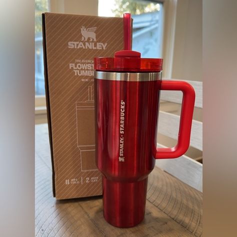 Stanley x Starbucks - Holiday Red ***READ DESCRIPTION*** Starbucks Stanley Cup, Starbucks Stanley, Starbucks Holiday, Holiday Red, Move It, Stanley Cup, Product Description, Christmas, Red