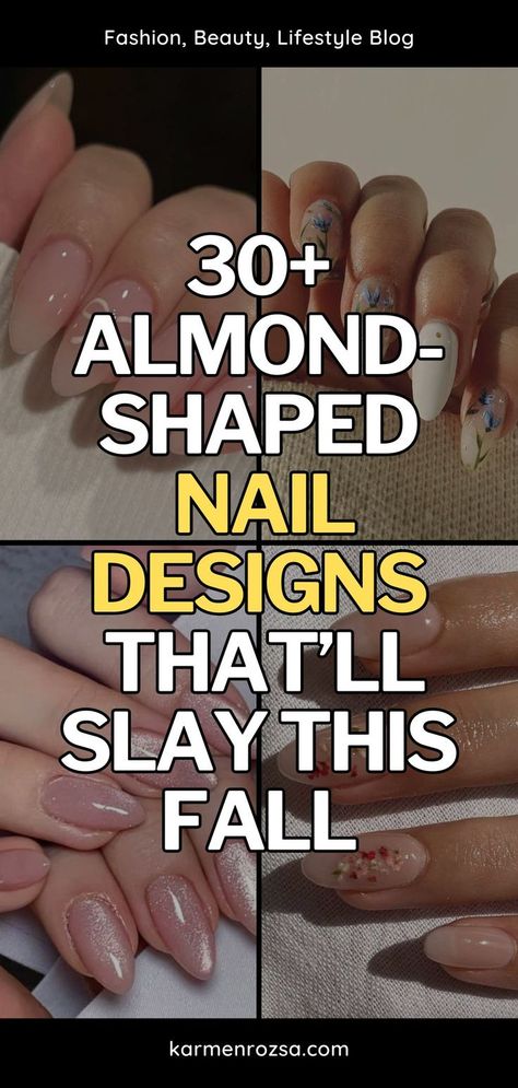 30+ almond-shaped nail designs that’ll slay this fall, perfect for elevating your style this season. From chic neutrals to festive Christmas nails, these November nail ideas will inspire your next manicure and keep you on-trend as we transition into winter. Nail Shape For Fat Fingers, Best Nail Shape, November Nail Ideas, November Nail, Almond Shaped Nails Designs, Festive Christmas Nails, Fat Fingers, Fall Nail Ideas, November Nails