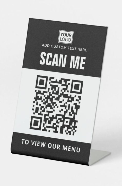 Pay Here Sign Design, Garden Party Decorations Diy, Cafe Menu Design, Scan Qr Code, White Pedestal, Chinese New Year Design, Professional Business Card Design, Menu Sign, Social Media Signs