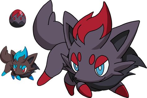 570 - Zorua - Art v.2 by Tails19950 Zorua Pokemon, Dark Type Pokemon, Zoroark Pokemon, Pokemon Wiki, Pokemon Sketch, Oc Pokemon, Ghost Type, Pokemon Oc, Pokemon Pokedex