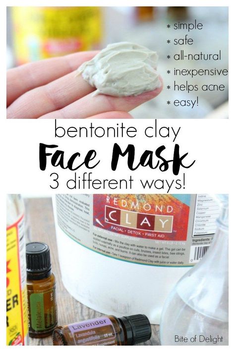 Bentonite Clay Mask 3 Ways! This simple and inexpensive mud mask will be your new favorite way to pamper your delicate skin! | Beauty Recipe | All Natural Apothecary Business, Bentonite Clay Face Mask, Bentonite Clay Mask, Homemade Face Mask, Fundraiser Event, Face Scrub Homemade, Anti Aging Oils, Face Mask Recipe, Clay Face Mask