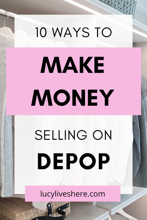 How can you make more money selling your clothes secondhand? Read my comprehensive guide on selling your clothes online and start making real money! It could be the start of a whole new side hustle... #depop #makemoney #sidejob Sell On Depop, Habits Of Successful People, Making Extra Cash, Everything Must Go, Old Clothes, Money Today, Real Money, Selling Clothes, Extra Cash