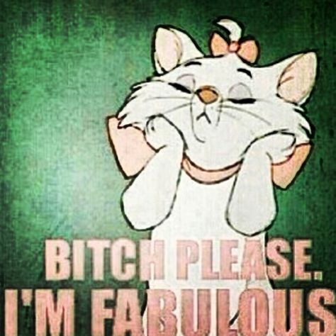 Aristocats Im Fabulous, Septième Art, E Card, Disney Love, Bones Funny, The Words, True Stories, A Cat, Make Me Smile