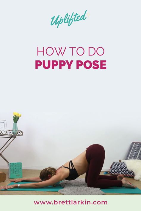 Learn more about Puppy pose yoga benefits. Puppy Pose is a gentle and soothing yoga pose that can help relieve tension in the upper body and improve flexibility over time. As with any yoga pose, listen to your body and don't push yourself into any position that causes pain or discomfort. #yogapose #yogaasana #asana #puppypose Supported Puppy Pose, Puppy Pose Yoga, Prenatal Yoga Poses, Popular Yoga Poses, Become A Yoga Instructor, Beginner Poses, Puppy Pose, Home Yoga Practice, Yoga Props