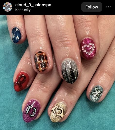 Taylor Swift Christmas Nails, Evermore Nails, Swiftie Nails, Speak Now Nails, Eras Nails, Taylor Swift Nails, Fail Nails, Taylor Swift Images, Taylor Swift Birthday