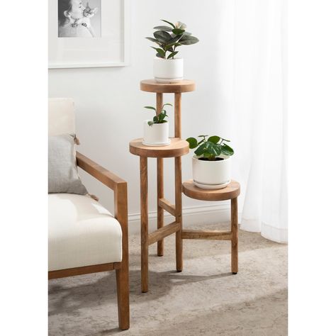 Add a refreshing element of nature to your home by using the Fitley plant stand for your favorite greenery. Minimalist Plant Stands, Unique Plant Stands Indoor, Corner Plant Stand Indoor, Table For Plants, Stand For Plants, Plant Stand Ideas, Plant Stand Table, Plants Stand, Minimalistic Home Decor