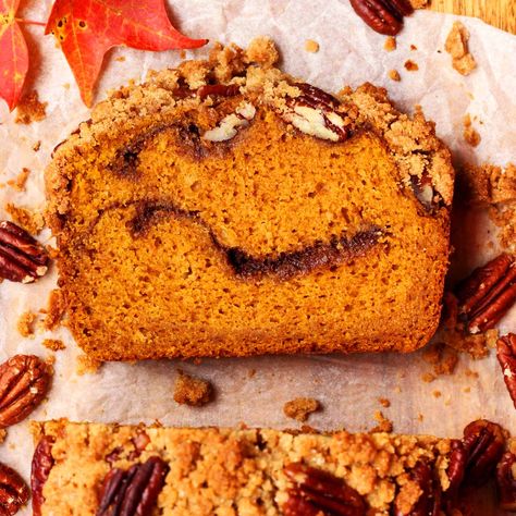 Pecan Streusel Topping, Pumpkin Bread Recipes, Scientifically Sweet, The Best Pumpkin Bread, Best Pumpkin Bread, Pumpkin Streusel Muffins, Pumpkin Banana Bread, Pumpkin Pecan Pie, Bread Ideas