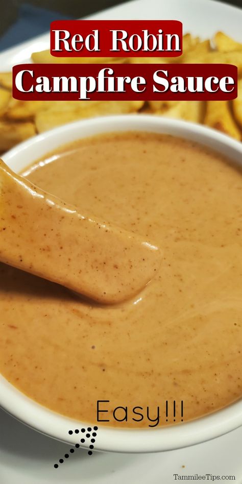 Dip For Tater Tots, Red Robin Sauce Recipe, Dip For Chicken Wings Sauce Recipes, Sauce Ideas For Chicken, Copycat Red Robin Campfire Sauce, Campfire Mayo Red Robin, Red Robin Onion Ring Sauce, Sauces For Dipping, Red Robin Campfire Sauce Recipe