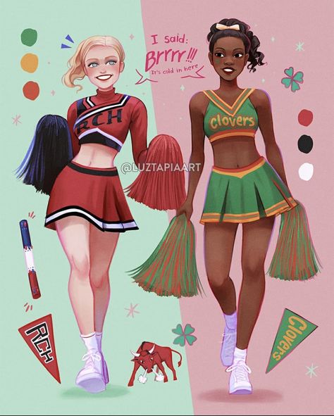 Cheerleader Movie, Bring It On 2000, Luz Tapia Art, Cute Art Styles, Girls Cartoon Art, Bring It, Movie Art, Cartoon Art Styles, Pretty Art