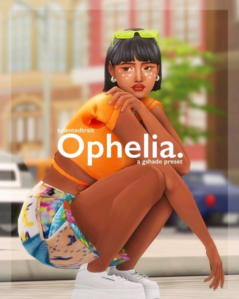 — Ophelia - A GShade Preset Sims 4 Reshades, Presets Sims 4, Sims 4 Shaders, Sims 4 Reshade, Reshade Presets, Free Sims 4, Sims 4 Cc Skin, Free Sims, Sims 4 Gameplay