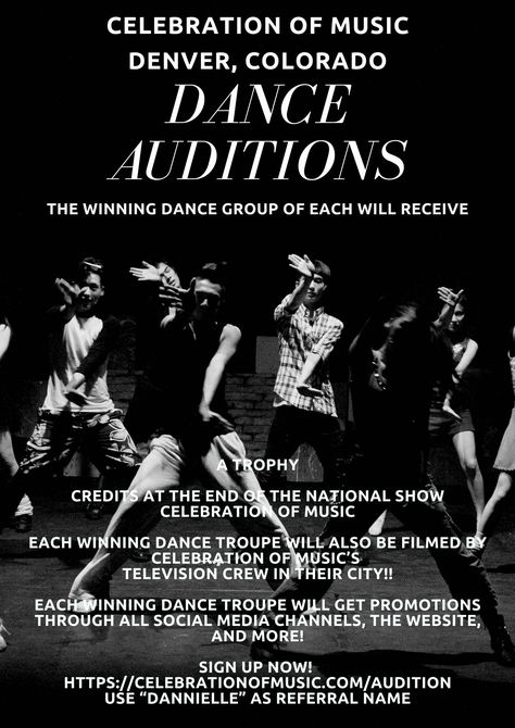 An international dance show showcasing the talents of musicians, singers, and dancers ages 4-25 that will air on KVCR-home to our show and is one of the supporters of Celebration of Music. Message me at audition@celebrationofmusic.com or here! Dance Audition Poster, Audition Poster, Dance Audition, International Dance, Singers, Message Me, Musician, Dancer, Film