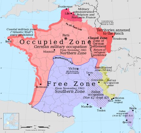 Vichy France Wwii Maps, Perang Dunia Ii, Italy History, History Magazine, Historia Universal, French History, France Map, French Culture, European History