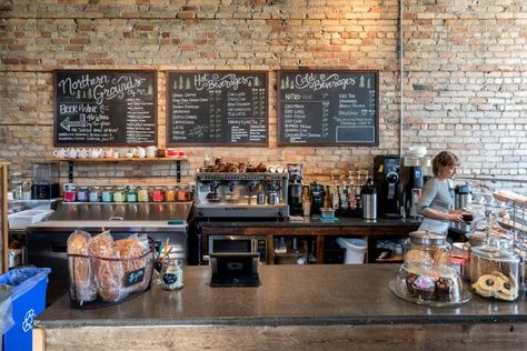 Warm Up at a Local Coffee Shop | Explore Minnesota Wine Bar Business, Bar Business Ideas, Coffee And Wine Bar, Coffee House Cafe, Dream Coffee Shop, Cabin Coffee, City Neighborhood, Bar Business, Coffee Shop Business