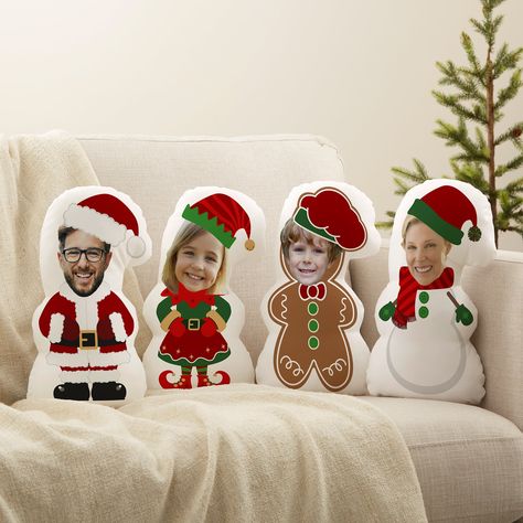 Personalized Christmas Gifts For Family, Kids Pillow, Personalization Mall, Photo Pillow, Personalized Throw Pillow, Christmas Throws, Gift Photo, Photo Pillows, Christmas Pillows