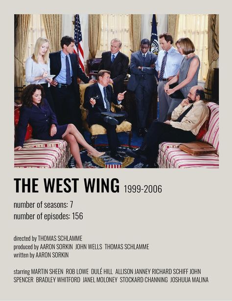 The West Wing Poster, West Wing Poster, The West Wing Wallpaper, Poster Movie Film, Wings Film, Alternative Posters, Dulé Hill, Stockard Channing, Bradley Whitford