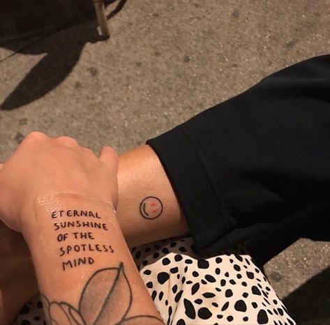 Cringey Tattoos, Eternal Sunshine Of The Spotless Mind Tattoo, Spotless Mind Tattoo, Eternal Sunshine Tattoo, Movie Quote Tattoos, Mind Tattoo, France Tattoo, Swan Tattoo, Sunshine Tattoo