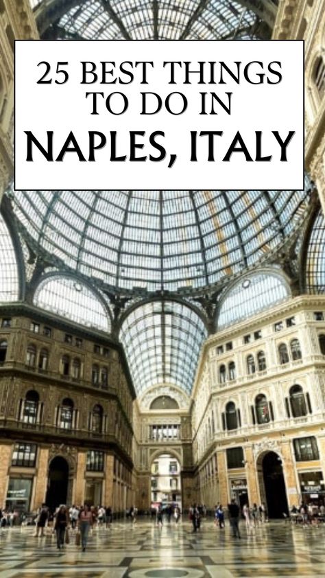 The ultimate list of 25 best things to do in Naples, Italy. Historical sites, shopping & unique attractions + hidden local gems. Naples Hidden Gems, Italy Cruise, Things To Do In Naples, Italian Theme, Italian Coast, Best Of Italy, Italy Itinerary, Travel Italy, Naples Italy