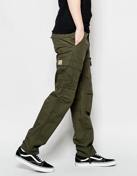 Carhartt Aviation Pant Outfit, Men’s Fashion Cargo Pants, Carhartt Cargo Pants Outfit, Carhartt Pants Outfit Men, Estilo Vans, Japanese Street Fashion Men, Cargo Pants Outfit Men, Carhartt Cargo Pants, Cargo Pants Style