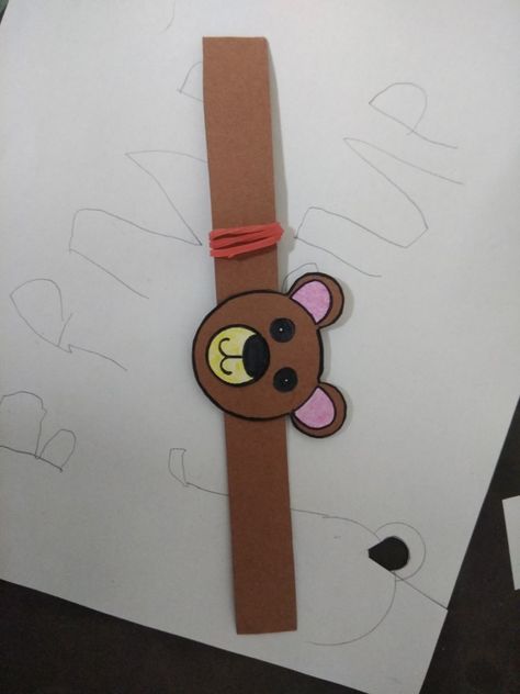 Brown Color Day Preschool, Brown Day Crafts For Kids, Brown Day Celebration In Preschool, Brown Colour Activity For Preschool, Brown Day Decoration Preschool, Brown Day Activities For Kids, Color Brown Activities For Preschool, Kids Bracelets Diy, Opposites Preschool