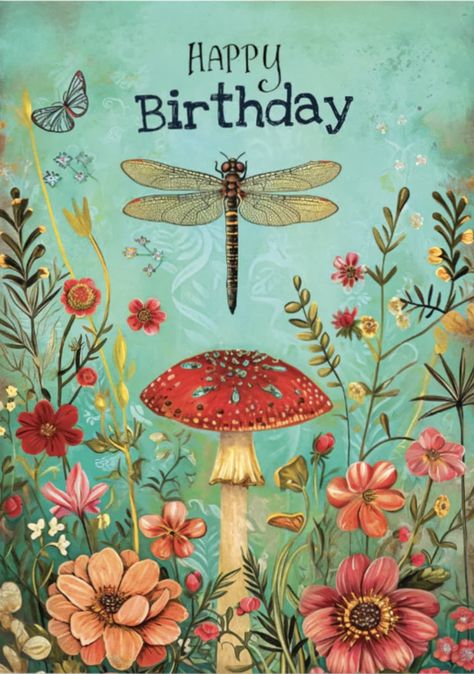 Hbd Card Ideas, Happy Birthday Whimsical, Happy Birthday Frauen, Happy Birthday Nature, Happy Birthday Hippie, Happy Birthday Beautiful Friend, Cool Happy Birthday Images, Happy Birthday To Her, Happy Birthday Wishes For A Friend