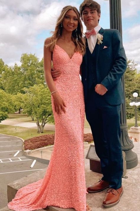 Long Pink Prom Dresses, Pink Long Prom Dresses, Mermaid Pink, Prom Dresses Long Pink, Prom Dresses Formal, V Neck Prom Dresses, Pink Prom, Cute Prom Dresses, Long Prom Dresses