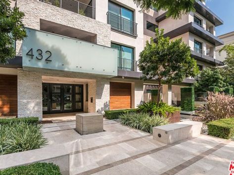 Beverly Hills Apartment, Home Office Area, Cafe Area, Pantry Laundry Room, Pantry Laundry, Apartment Exterior, Miele Appliances, Under Cabinet Lighting, Refrigerator Freezer