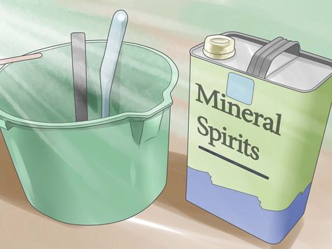 How+to+Dispose+of+Mineral+Spirits+--+via+wikiHow.com Furniture Refurbishing, Cleaning Paint Brushes, Mineral Spirits, Furniture Rehab, Diy Chicken Coop, The Dark Knight Rises, Painting Furniture, Garbage Disposal, Coop