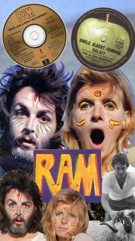 Paul and Linda McCartney’s 1971 album Ram! Ram Paul Mccartney, Paul And Linda, Paul And Linda Mccartney, Magical Mystery Tour, George Martin, Linda Mccartney, John Lennon Paul Mccartney, Ringo Starr, George Harrison