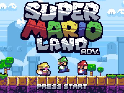 Super Mario Land Adv. by Phil Giarrusso #Design Popular #Dribbble #shots Cute Pixel Art, Mario Land, Super Mario Land, Games Logo, Super Mario Games, Piskel Art, Pixel Art Background, Arte 8 Bits, Cool Pixel Art