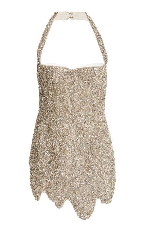 Beaded Mini Dress By Laquan Smith | Moda Operandi Moda Operandi Dress, Beaded Mini Dress, Laquan Smith, Reception Dress, Fashion Design Clothes, Fancy Outfits, Wedding Party Dresses, Chic Wedding, Stardust