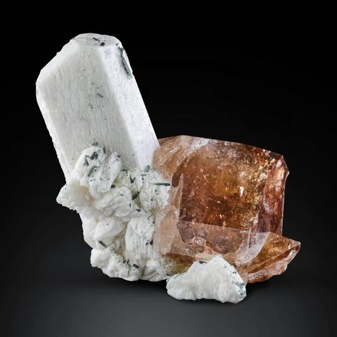 Topaz with Feldspar & Tourmaline Skardu District, Gilgit Baltistan Province, Pakistan Email: noor@gandharagems.com Available for purchase, interested buyers can PM @gandharagems for further queries ! For more items, please visit our website: www.gandharagems.com Gems Crystals, Gilgit Baltistan, Stone Rocks, Science And Nature, Rocks And Minerals, Tourmaline, Topaz, Pakistan, Gems