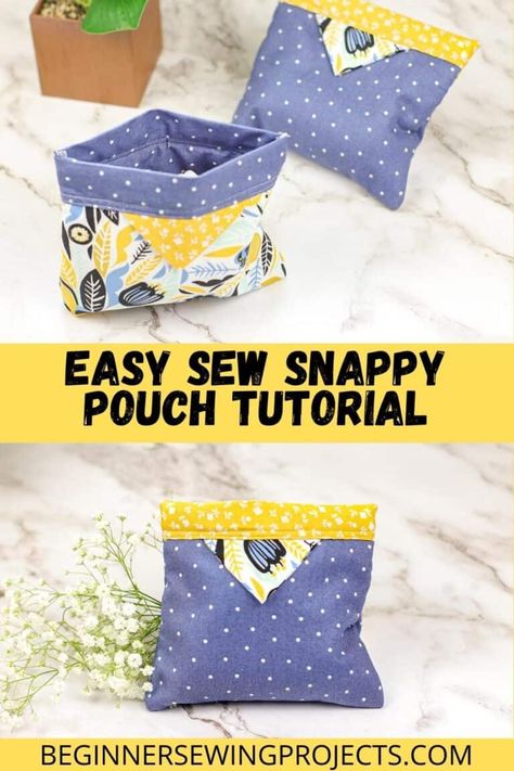 Flex Frame Pouch Pattern, Hand Bag Pattern, Crochet Hand Bag, Beginner Sewing Projects, Snap Bag, Pouch Diy, Pouch Sewing, Bag Pattern Free, Small Sewing