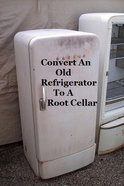 Our friends over at Off the Grid News have come up with a use for those old refrigerators by converting it to a mini root cellar. One you can make yourself. How To Build A Root Cellar Food Storage, Mini Root Cellar, Uses For Old Refrigerators, Off Grid Living Self Sufficient Diy Projects, Off Grid Fridge, Off Grid Refrigerator, Old Refrigerator Repurpose, Root Cellar Storage, Root Cellars