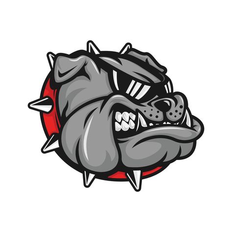 Gonzaga Bulldog mascot head with black sunglasses on logo vector illustration English Bulldog Art, School Spirit Shirts Designs, Bulldog Drawing, Bulldog Clipart, Bulldog Tattoo, Bulldog Artwork, Bulldog Mascot, Gonzaga Bulldogs, Bulldog Art