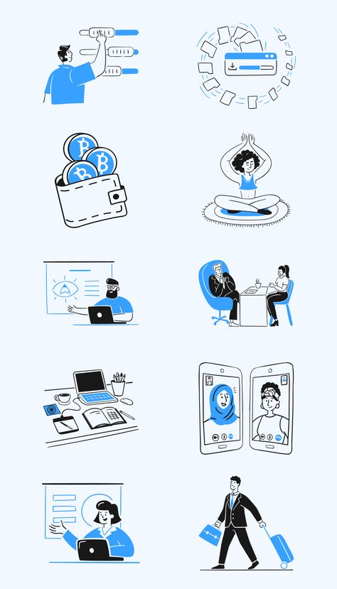 We don't just make illustrations, we make art. Download Streamline illustrations for web, figma and other platforms, and level up your designs. #madewithstreamline #illustration #illustrationset #illustrationart #vectordesign #appdesign #uiuxdesign #streamlineicons Level Up Illustration, Ux Design Illustration, Illustration For Website, Brand Illustration Style, Automation Illustration, Platform Illustration, Simple Line Illustration, List Illustration, Success Illustration