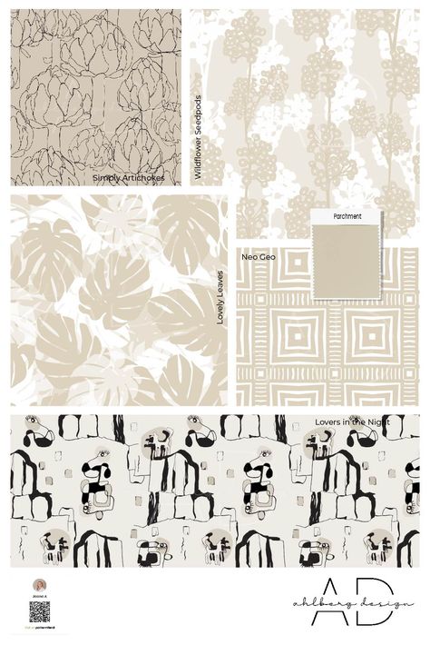 Surface Pattern Collection, Pattern Trends 2023/2024, Surface Pattern Design Trends 2023, 2024 Pattern Trends, Lovers In The Night, Print Design Trends, Neo Geo, Textile Pattern Design, 2023 Trends