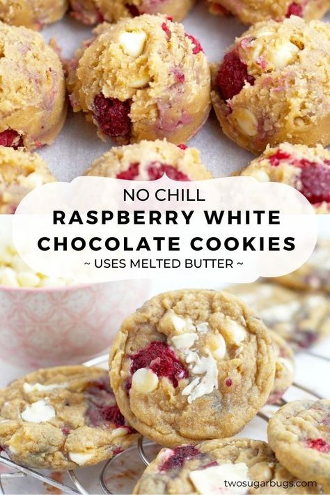 White Chocolate Raspberry Cookies, Chocolate Raspberry Cookies, White Chocolate Cookie Recipes, Raspberry White Chocolate Cookies, Raspberry Cookie Recipes, Raspberry Cheesecake Cookies, Raspberry White Chocolate, Raspberry Cookies, Cookies Soft