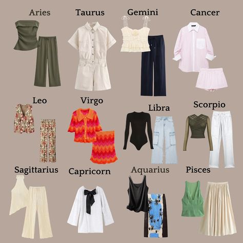 Outfits to match zodiac signs👀 How did we do?✨ Outfits linked on stories! #SisterStoreConcept Gemini Lilith, Zodiac Signs Outfits, Zodiac Sign, Zodiac Signs, Signs, Quick Saves