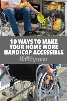 Diy Handicapped Ideas, Paraplegic Home Ideas, Making Your Home Wheelchair Accessible, Accessible Design Ideas, Handicapped Home Ideas, Accessible House Ideas, Handicapped Kitchen Ideas, Wheelchair Hacks Diy, Wheelchair Accessible Home Plans