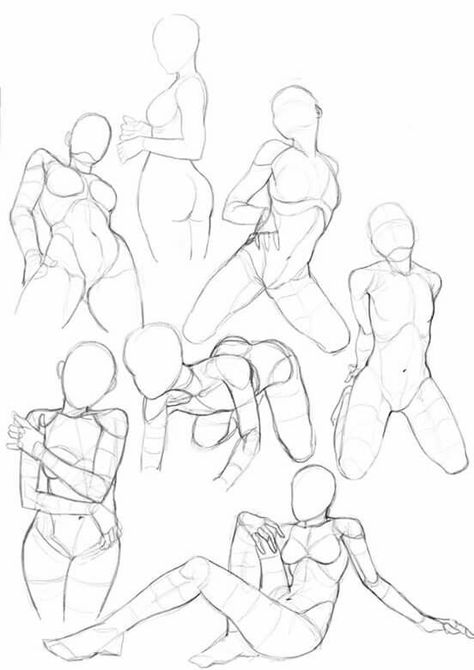 Women Laying Down Pose Drawing, Art Bases, Chucky Doll, Body Drawing Tutorial, Human Anatomy Art, Different Poses, Reference Drawing, Body Reference Drawing, Pose References