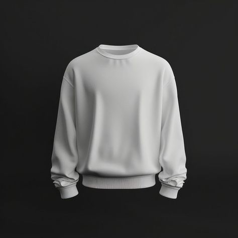 White sweater mockup apparel sweatshirt clothing. | free image by rawpixel.com / kanate White T Shirt Design Ideas Creative, Logo Design Ideas Fashion Clothing, Sweatshirt Mockup Free, Clothes Mockup Free, Cloth Mockup, Apparel Mockup, Sweater Mockup, Mockups Free, Hoodie Drawing