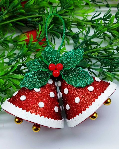 126K views · 3.1K reactions | HOBBY LOBBY CHRISTMAS 2023 SHOP WITH ME AND HAUL | High End CHRISTMAS BELL ORNAMENTS | Wow!! Wonderful Christmas Bell Making Very Easy Instruction Step By Step at Home - Christmas Tree Decorating Ideas With Eva Glitter Foam Sheet From... | By Origami Art & Crafts | Facebook Christmas Bell Crafts Preschool, Paper Bells Christmas, Christmas Bell Decorations Ideas, Christmas Bells Craft, Christmas Bells Decorations, Bell Craft, Christmas Bell Ornaments, Bell Paper, Project Cover