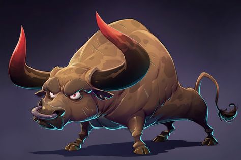 Bull Art from Spyro Reignited Trilogy #art #artwork #gaming #videogames #gamer #gameart #conceptart #illustration Spyro Reignited Trilogy, Animal Caricature, Bull Art, Spyro The Dragon, Purple Dragon, Barnyard Animals, Game Character Design, Monster Design, Fun Art