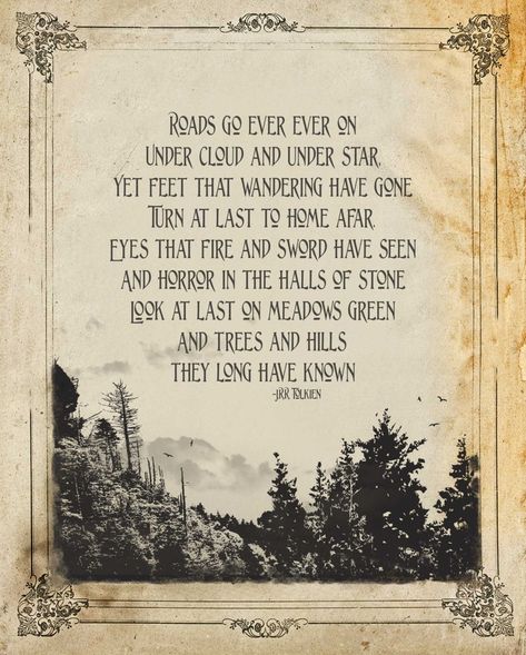 J.R.R Tolkien poem ✨ Hobbit Quotes, Lotr Quotes, Tolkien Quotes, Into The West, Bilbo Baggins, After Life, Jrr Tolkien, A Poem, Superwholock