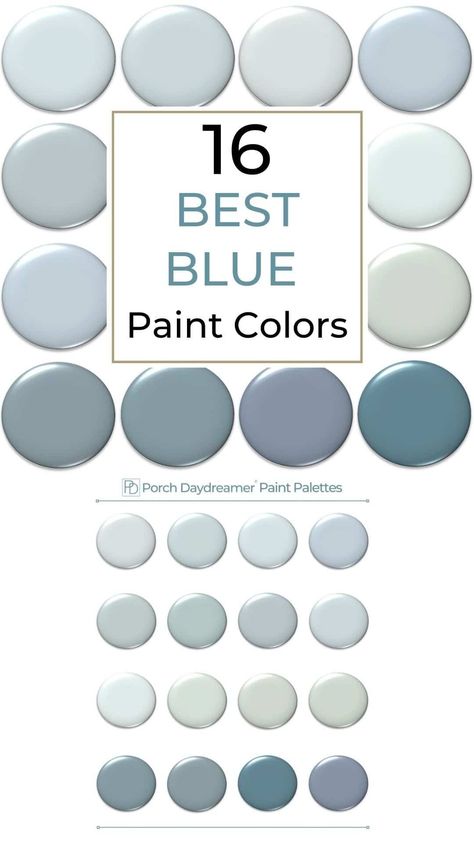 Dusty Blue Paint, Colonial Colors, Best Blue Paint Colors, Gray Paint Colors, Coastal Paint Colors, Top Paint Colors, Blue Gray Paint Colors, Choosing Paint Colours, Blue Gray Paint