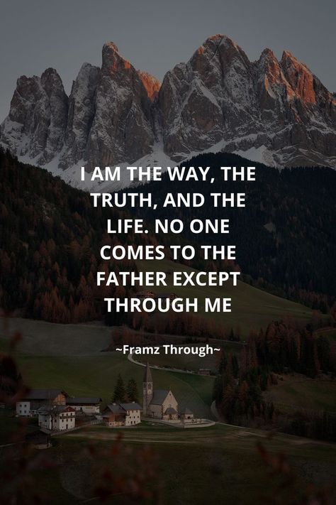 I am the way, the truth, and the life .No one comes to the father except through me. I Am The Way The Truth And The Life Wallpaper, Life Wallpaper, Jesus Love, Love Peace, The Father, Jesus Loves, No Way, The Truth, Peace And Love